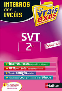 Interros des lycées Tome 12 : SVT - 2de (édition 2015)