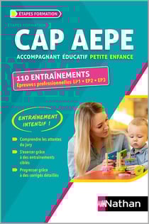 CAP AEPE - 110 entraînements - épreuves professionnelles EP1, EP2, EP3 (édition 2024/2025)