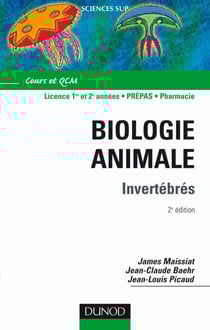 Biologie animale des invertébrés - cours et QCM (2e édition)