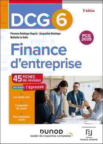 DCG 6 : Finance d'entreprise - Fiches de révision (5e édition)