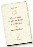 Sujet de chair et sujet de droit