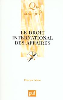 Le droit international des affaires