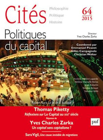 REVUE CITES Tome 64 : politiques du capital