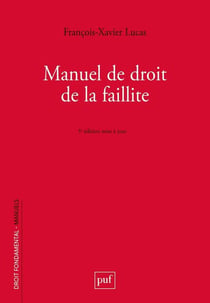 Manuel de droit de la faillite (5e édition)