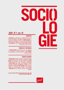 REVUE SOCIOLOGIE : Varia