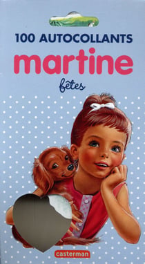 Martine, 100 autocollants fetes