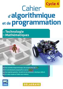Cahier d'algorithmique et de programmation - cycle 4 - technologie, mathématiques