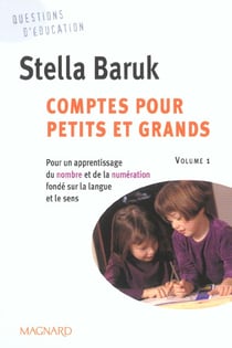 Comptes pour petits et grands Tome 1 - livre du professeur (édition 2003)