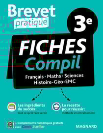 Brevet pratique : compil de fiches examen 3e - français, maths, histoire-géo-EMC, sciences