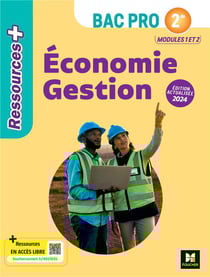Ressources + : Économie gestion - 2de bac pro - livre élève