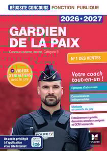 Réussite Concours - Gardien de la paix - 2026-2027- Préparation complète