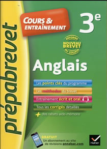 Prépabrevet cours & entraînement - anglais - 3ème (a2-b1) - nouveau brevet