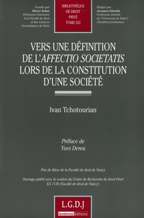 Vers une définition de l'affectio societatis lors de la constitution d'une société