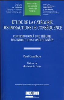 étude de la catégorie des infractions de conséquence