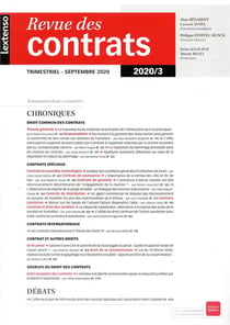 Revue des contrats n.2020/3