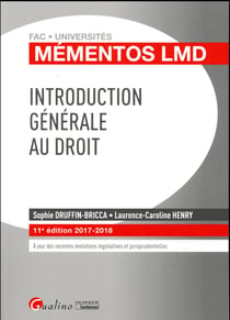 Introduction générale au droit (édition 2017/2018)