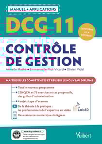 DCG 11: contrôle de gestion - manuel et applications - maîtriser les compétences et réussir le nouveau diplôme 2021