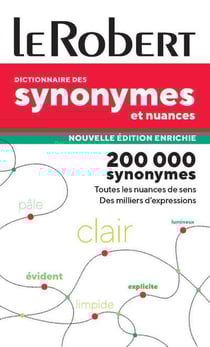 Dictionnaire des synonymes et nuances (édition 2024)