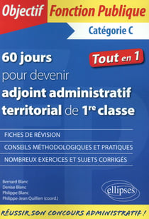 60 Jours Pour Devenir Adjoint Administratif Territorial De 1Re Classe
