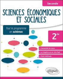 Sciences économiques et sociales - Seconde - tout le programme en schémas
