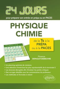 24 jours : physique-chimie - de la terminale S à la prépa ou à la PACES