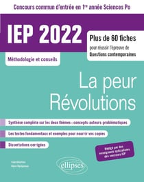 Concours commun IEP 2022 : 1re année - nouveau thème / révolutions
