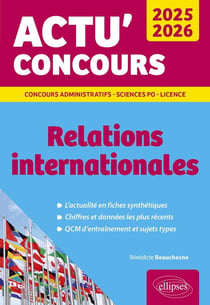 Actu' concours : Relations internationales (édition 2025/2026)