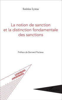 Notion de sanction et la distinction fondamentale des sanctions