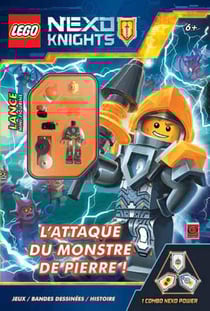 Lego - nexo knights - l'attaque du monstre de pierre !