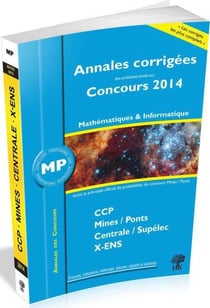 Annales des concours 2014 - mp mathématiques et informatique