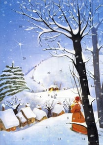 Calendrier de l'avent la crèche