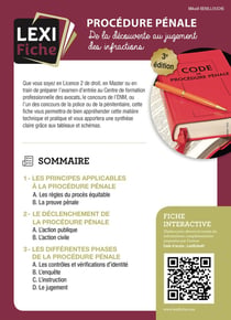 Procédure pénale : de la découverte au jugement des infractions (3e édition)