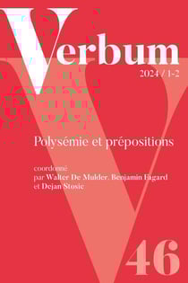Verbum : Polysémie et prépositions