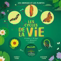 Les cycles de la vie - animaux et plantes - 8 roues et 18 flaps