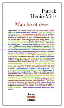 Marche et rêve