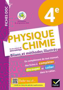 Fiches doc physique-chimie - 4e - bilans et méthodes illustrés (édition 2021)