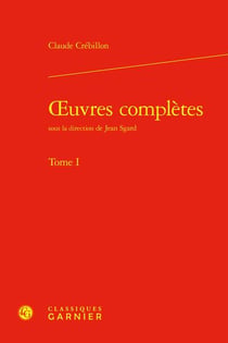 Oeuvres complètes Tome 1