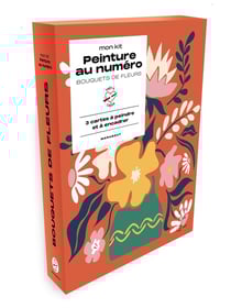 Mon kit peinture au numéro : Bouquet de fleurs