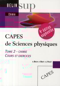 CAPES de sciences physiques Tome 2 - chimie (4e édition)