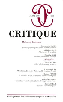 Revue Critique n.838 : ruées sur le monde