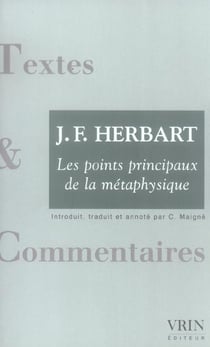 Les points principaux de la métaphysique