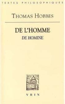 De l'homme - de homine