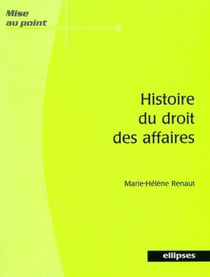 Histoire du droit des affaires
