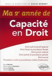Ma 2e année de capacité droit - droit civil, droit commercial, droit public