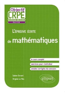 L'Épreuve écrite de mathématiques