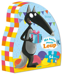 Ma boite puzzle loup - anniversaire