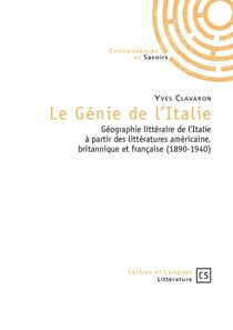 Le Génie de l'Italie - Géographie littéraire