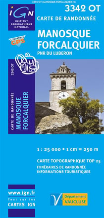 Manosque - Forcalquier - PNR du Luberon - 3342 OT