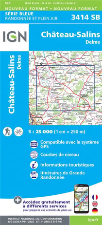 3414Sb Chateau-Salins.Delme