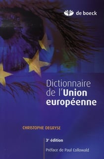 Dictionnaire de l'union européenne (3e édition)